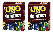 2 Jogo De Cartas Uno No Mercy Para Crianças Partir De 7 Anos