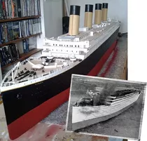 Fabuloso Papercraft Lendário Navio Titanic Escala 1:200