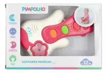 Brinquedo Infantil Bebê Guitarra Musical Luzes E Som