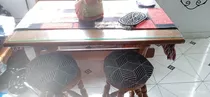 Vendo Juego De Comedor En  Madera Impecable 