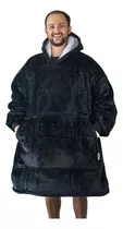 Suéter Oversize Manta Forro Polar - Negro - Cosí Tienda 