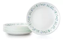 Set De Platos Corelle, Estilo Casa De Campo, 17,1cm, X8 Uni.