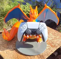 Base Para Control Ps4, Ps5 Y Xbox Con Forma De Charizard