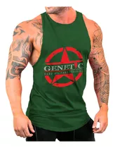 Musculosa Abierta Olímpica Fisicoculturismo Military Genetic