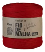 Fio De Malha Premium Cores Variadas Para Crochê 25mm 140m