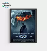 Cuadro De Batman Nolan 30x40 Marco Cn Vidrio Imprimetuposter