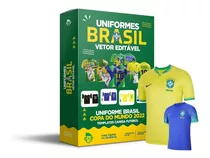 38 Artes Camisa Do Brasil Estampa Copa Catar 2022 Vetor
