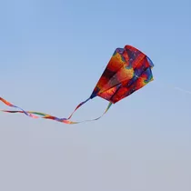 Nova Pipa De Parafoil Arco-íris Com Caudas Soft Kite Flying