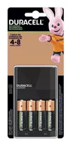 Cargador Duracell C/4 Pilas Aa De 2500mah