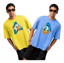 Kit 2 Camisetas Pato Donald 100% Algodão Frete Grátis!