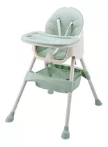 Silla De Comer Bebé 2 En 1 Babymine Menta