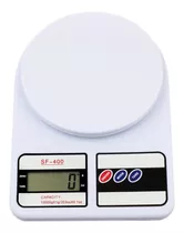 Balanza Pesa Digital Gramera De Cocina 10 Kilos Capacidad Máxima 10 Kg Color Blanco