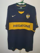 Camiseta Boca Juniors Nike Titular Match 2008 #10 Roman 