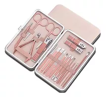 Estuche Profesional Manicure Y Pedicure Kit Completo 18pzs