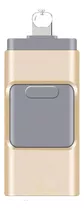 Pendrive iPhone 128gb 3.0 Dourado
