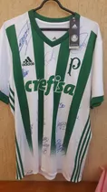 Camisa Palmeiras Autografada Oficial Elenco Brasileiro 2018