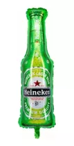Globo Metalizado De Cerveza Heineken Verde Decoración