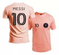 Remera De Messi Inter Miami / De Algodon 100 % / V. Colores