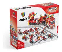 Cubic Rescate De Bomberos 12 En 1 557 Piezas Multikids