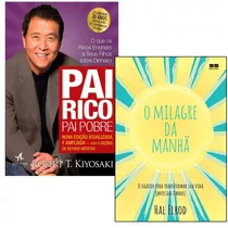 Livros Pai Rico Pai Pobre + Milagre Da Manhã - Envio Rápido