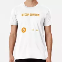 Remera Unidad Btc De La Ecuación I De Bitcoin Para Bitcoin H
