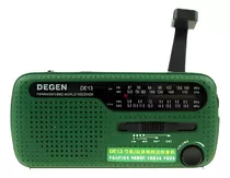 Degen Radio De13 Energía Solar De Emergencia Fm / Am / Sw Cr