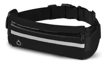 Cinturon Deportivo Riñonera Bolso Celular Running Color Negro