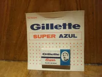 Hojas Afeitar Gillette Super Blue Blade - Caja X 10 Unidades