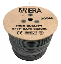 Bobina Cable Sftp Cat 6 Utp Para Exteriores 305 Metros Anera