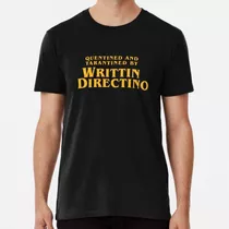 Remera Quentined And Tarantined De Writtin Directino Camiset
