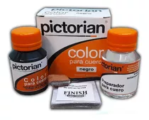 Kit Set Tinta Teñir Cuero, Cuero Eco Y Telas Plasticas Tiñol