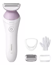 Philips Lady Shaver Series 6000 Afeitadora Eléctrica En Seco Color Blanco