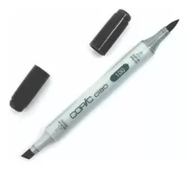 Marcador Copic Ciao Doble Punta Negro Pincel Brush Chato