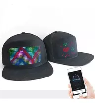 Gorras Led Bluetooth Personalizadas Con App Dj  Recargable