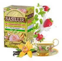 Chá Basilur - Bouquet Assorted Green Tea - Importado Sri Lan