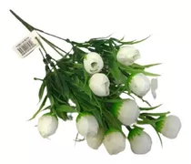 Ramo Rosas Rococo Blanca X 15 Pimpollos Pack X 15 Ramos