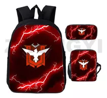 Mochilas 3d Free Fire Garena Para Niños Con Impresión De [u]