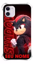 Capa Capinha Personalizada Com Nome Sonic Shadow Logo