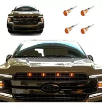 4 Luz Pingo Led Grade Laranja Para Caminhao Pick Up Dodgeram