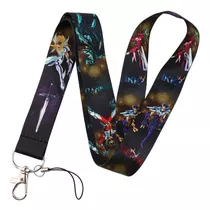 1 Gafete Lanyard Cordon Correa Cinta Llaves Llavero Kawaii