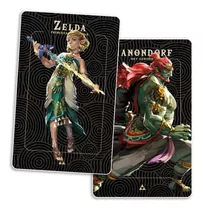 2 Tarjetas Nfc Amiibo Tears Of The Kingdom Zelda Y Ganondorf