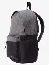 Mochila Quiksilver Modelo The Poster Gris Negro Impotada