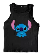 Musculosa Stitch Para Chicos Algodon