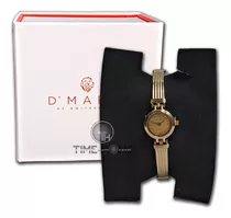 Reloj D'mario Fg1510 Mujer Tipo Aro Diseño Elegante