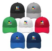 Gorras Personalizadas 5 Gajos Logo Bordado X100