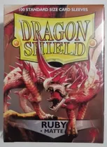 Dragon Shield Matte - Rubi - Magic The Gathering/pokémon