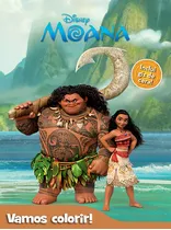 Livro Disney - Vamos Colorir - Moana