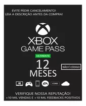 Live Gold + Game Pass Ultimate - 12 Meses Completos