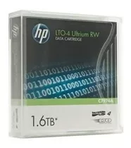 Fita Lto-4 Hp Ultrium Rw Data Cartridge C7974a 1.6tb