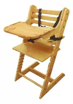 Periquera- Silla Evolutiva (stokke) Madera Con Charola